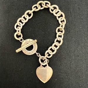 Tiffany and Co. heart tag toggle bracelet